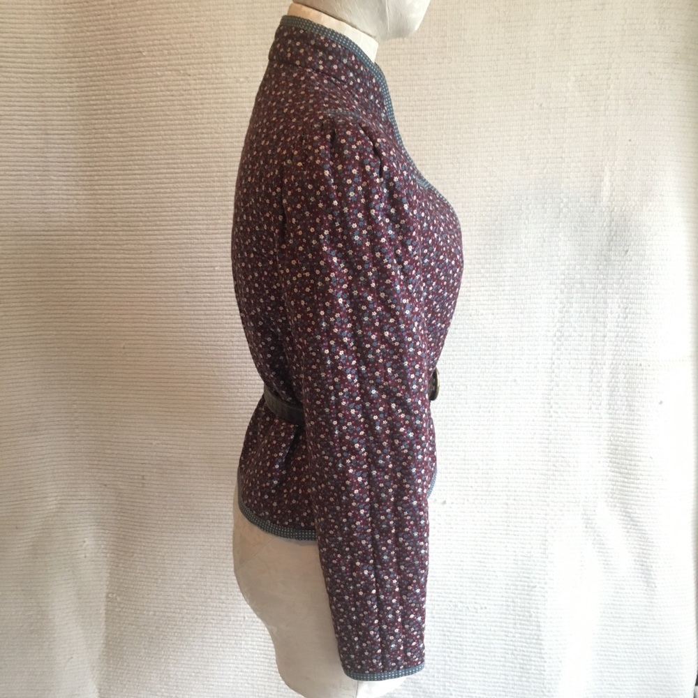Gunne Sax M Vintage 70s Quilted Prairie Jacket - Picture 6 of 8